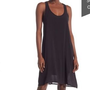 Splendid Black Double Layer Tank Dress, size Xs